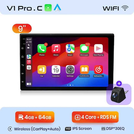 Junsun Qualcomm 8-Core 360 View Camera Universal Stereo 7" 9" 10" Car Radio CarPlay Android Auto Multimedia Player GPS DSP WiFi