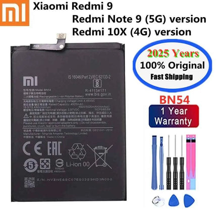 New 100% Original Battery For Xiaomi MI Redmi Note K20 K30 Pro 5 7 8 9 9S 9T 10 10X 10T 10X 11T 11 Ultra 11T POCO X3 F2 4X Pro