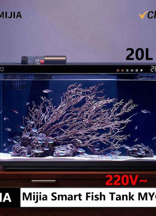 NEW MIJIA Smart Fish Tank MYG100 Work With Mijia APP Mobile Controlled Remote Feeding Smart Lighting System Light Aquarium CN