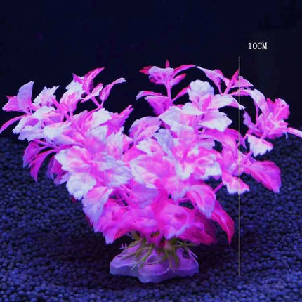 Artificial Aquarium Decor Plants Water Weeds Ornament Aquatic Fish Tank Simulation Grass Flower Decoration Accessories