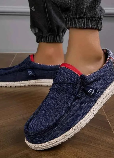 Scarpe da uomo Mocassini in tela Scarpe casual da uomo comode e traspiranti Scarpe da guida Scarpe vulcanizzate Scarpe basse Scarpe da passeggio da uomo