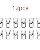 Set Bicchierini Shot 15ml Fondo Spesso Trasparente per Liquori e Spirits - 2/6/12 Pezzi