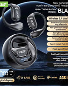 [Official Acer Product] Ohr510 Wireless Bluetooth Headphones Open-Ear Design Comfortable for Wearing Sports Running Fitness Compatible with Mobile Phones Tablets Laptops Multi-Device Compatibility