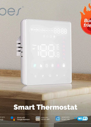 Moes Smart WiFi Zigbee Floor Heating Thermostat Tuya Compatible APP Control Schedule Energy Saving Child Lock Touchscreen