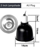 5.5 Inch Reptile Lamp Cap Tortoise Lizard Snake Terrarium Anti-scald Protective Lampshade Lamp Holder Reptile Safety Light Shade