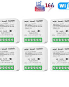 16A Tuya WiFi Smart Switch 2-way Control with Energy Monitor Switch Mini Smart Breaker Smart Life Control  Alexa Via Google Home