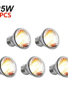 1-20PCS 25/50/75W UVA+UVB Reptile Lamp Bulb Turtle Basking Heating Light UV Light Bulbs Full Spectrum Sunlamp for Amphibians