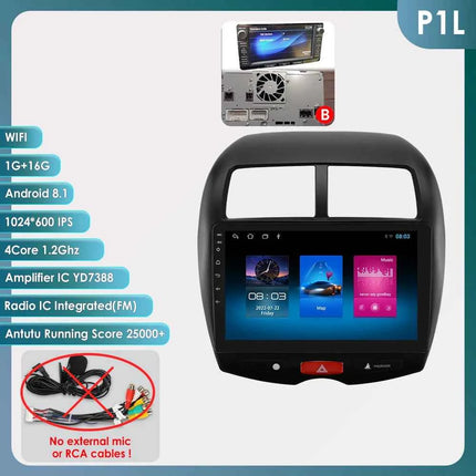Hizpo 10.1" Car Radio Intelligent Systems For Mitsubishi ASX 1 2010 - 2018 Multimedia CarPlay Android Auto GPS No 2 din 2din DVD