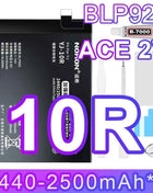 NOHON Replacement Battery for OnePlus 7T 8T 9RT 10T 12 11 9 8 7 6T 6 5T 5 7TPro Phone Batteries BLP801 BLP685 BLP745 BLP743