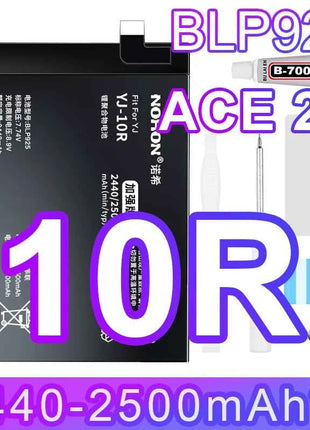 NOHON Replacement Battery for OnePlus 7T 8T 9RT 10T 12 11 9 8 7 6T 6 5T 5 7TPro Phone Batteries BLP801 BLP685 BLP745 BLP743
