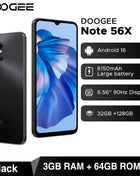 DOOGEE Note56 X 5G Mobile Phone 8.45mm Slim Body 6.56