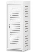Free bathroom cabinet with 1 door for house, kitchen, living room and hallway, 80x30x30cm, White