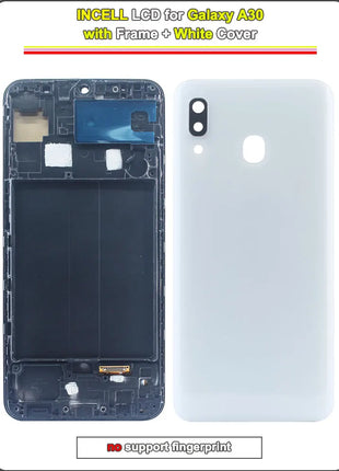Display LCD AMOLED per Samsung Galaxy A30, Schermo Touch con Digitalizzatore, Assemblaggio Completo con Cornice per Samsung A30 A305F A305G