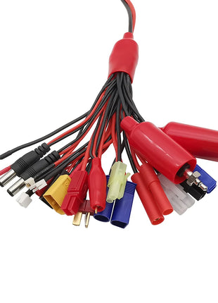 Batteria Lipo multifunzionale 8IN1 / 19IN1 Spina caricabatterie multiplo Converti cavo Linea di trasferimento Accessori RC per caricabatterie IMAX B6