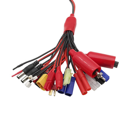 Batteria Lipo multifunzionale 8IN1 / 19IN1 Spina caricabatterie multiplo Converti cavo Linea di trasferimento Accessori RC per caricabatterie IMAX B6