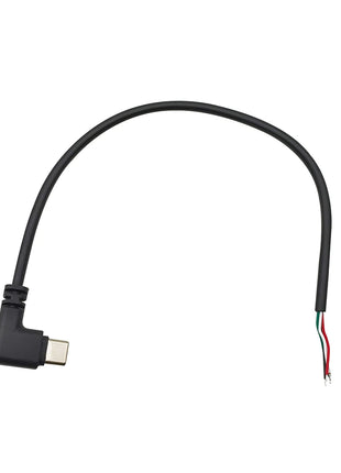 1 pc 2 Pin 4 Pin Type-C Micro USB USB 2.0 A Male Plug Elbow Head Power Cable Solder Connector DIY Repair Line 0.25m 0.3m 1m