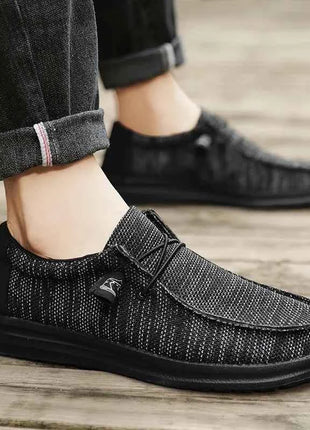 Dude Canvas Shoes Men Casual Slip on Shoes Alpargatas Hombre Moccasins Mocassin Homme Lightweight Breathable Plus Big Size 50