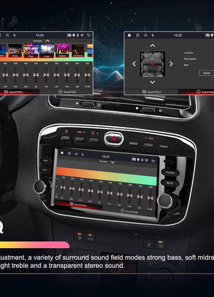 Podofo 6.2'' 2+64G Car Radio For Fiat Punto 2010-2016/Linea 2012-2015 Multimedia Player WIFI GPS Carplay Android Auto Car Stereo