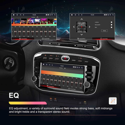 Podofo 6.2'' 2+64G Car Radio For Fiat Punto 2010-2016/Linea 2012-2015 Multimedia Player WIFI GPS Carplay Android Auto Car Stereo