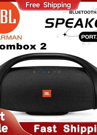 JBL Boombox 2 Portable Wireless Bluetooth Speaker Boombox Waterproof Loudspeaker Dynamics Music Subwoofer Outdoor Stereo