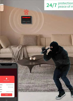 Staniot Sistema di Allarme Domestico da 7 pollici Wireless WiFi 4G Tuya Kit di Protezione di Sicurezza Intelligente Sirena Più Forte da 115 dB Batteria da 5000 mAh