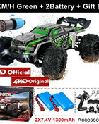 4WD Remote Control Car Off Road 4x4 RC High Speed Buggy Truck Super Brushless 50 or 80KM/H Fast Drift Racing Toy Kids Adults