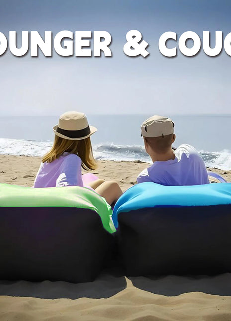 Divano gonfiabile per divano ad aria, sedia portatile da spiaggia e da campeggio, divano impermeabile per picnic, escursioni, festival musicali all'aperto