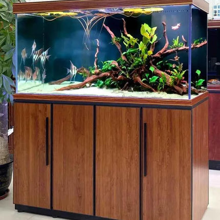 CZ Home Living Room Screen Aquarium Landscaping Full Set Ultra-clear Glass Large Medium Bottom Filter Fish Tank