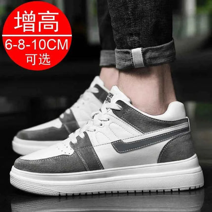 2025 Scarpe da ascensore da uomo scarpe da ginnastica rialzate da uomo 6 cm 8 cm scarpe traspiranti con altezza maggiorata per scarpe sportive da uomo