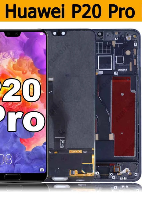Display LCD AMOLED con Touch Screen Digitizer per Huawei P20 Pro, Ricambio per HUAWEI P20 Pro CLT-L29C L29 L09 AL01 TL01