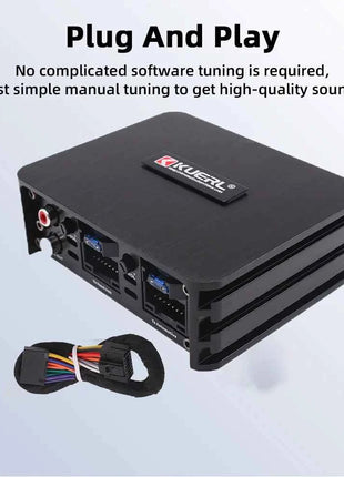 Car Power Amplifier 4*60W  Car DSP Audio Speaker Amplifier Lossless Audio Processor For Android Large Screen Dedicated 1pcs