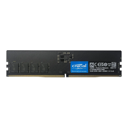 Crucial 8gb 16gb 32gb ddr5 4800 5600 desktop memory PC RAM pc5 38400 44800