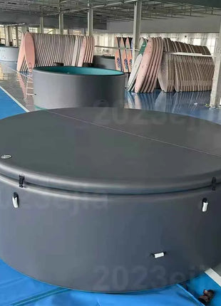 Piscina Gonfiabile Portatile Grande per Famiglie, Piscina Fuori Terra DWF per Esterni, Piscina Gonfiabile Rinforzata per Bambini e Adulti