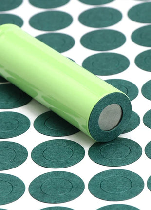 20/50/100/250/500 Pcs 18650 21700 26650 Lithium-ion Battery Insulation Gasket Cell Pack Barley Paper Adhesive Electrode Insulated Pads