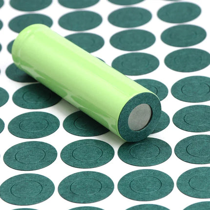 20/50/100/250/500 Pz 18650 21700 26650 Batteria agli ioni di litio Guarnizione di Isolamento Pacchetto Cellule Orzo Carta Adesiva Elettrodo Cuscinetti Isolati