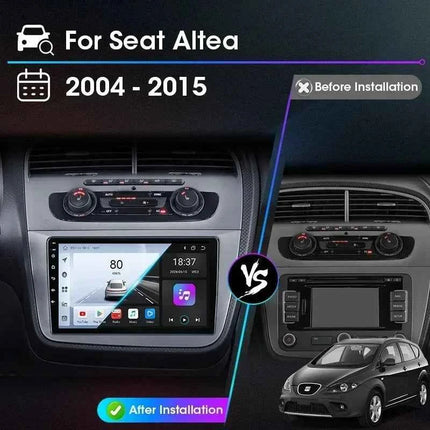 Srnubi IPS Screen Android All In One Car Radio for Seat Altea XL Toledo 3 2004 - 2015 Carplay GPS Stereo DVD Multimedia Player