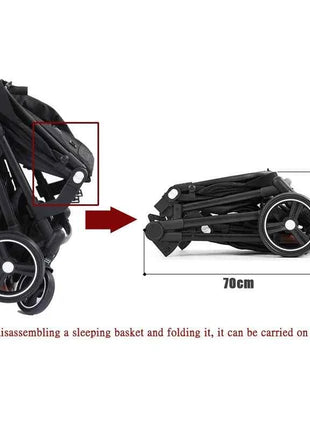 2025 New Foldable, Multifunctional Twin Stroller That Can Be Disassembled Into A Lightweight Baby Bike. Shipping Within The EU
