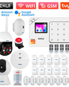 KERUI W181 Allarmi antifurto wireless WiFi GSM Sistema di allarme domestico 433MHZ Tuya Smart Life App per la protezione della sicurezza domestica Alexa
