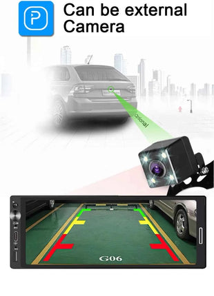 IPS 6.9 Inch 1Din Wireless Or wired Carplay Android Auto Car Radio Multimedia MP5 Player 1 Din DVD Bluetooth Stereo USB Charging