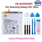 Original Quality Battery For Samsung S21 Ultra S21 Plus S20 FE A51 A70 A41 Note 20 Ultra A02S Phone Bateria Replacement