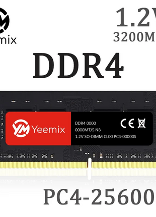 Yeemix Memoria DDR4 4GB 32GB 16GB 8GB 2133 3200 2400 2666MHz Laptop Ram 1.2V SODIMM Notebook Memory for Intel&AMD 260Pin mini pc