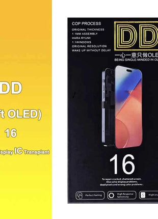 DD OLED LCD Display For iPhone 12 13 14 15 16 16e Pro Max Plus Mini LCD Display Touch Screen Digitizer Assembly Replacement