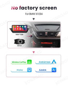BONROAD Wireless Carplay Android auto Multimedia Player Car Radio For BMW X1 E84 Touch Screen With Bluetooth GPS Navigation