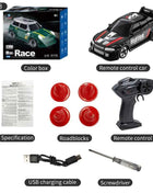 2026 New Kf20 1:64 Drift Rc Car Four-wheel remote-controlled racing car Full proportions Desk Competition Toy Boys Ideal gifts.
