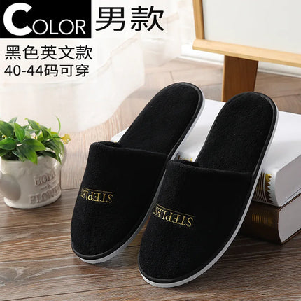 5 paia/lotto uomo donna usa e getta hotel pantofole per gli ospiti scivoli in cotone casa viaggio SPA pantofola ospitalità economici indoor slip-on