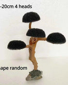 Aquarium Decoration Plant Moss Tree Landscaping Wood Plant Root Driftwood Aquatic Grass Fish Tank Accessories without Moss