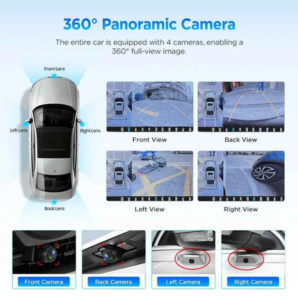 Junsun Qualcomm 8-Core 360 View Camera Universal Stereo 7" 9" 10" Car Radio CarPlay Android Auto Multimedia Player GPS DSP WiFi