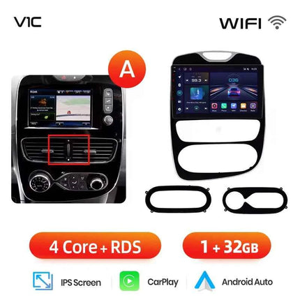 Junsun CarPlay Android Auto Car Radio for Renault Clio 4 ZOE 2012-2017  GPS Intelligent Systems Stereo Multimedia Autoradio