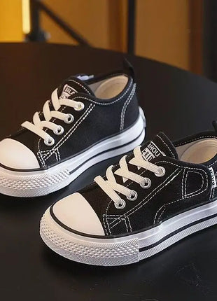 Good quality canvas shoes for children Boys' shoes Graffiti New spring and autumn girls' shoes Non-slip sneakers