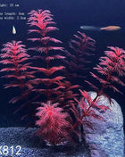 Artificial Aquarium Decor Plants Water Weeds Ornament Aquatic Fish Tank Simulation Grass Flower Decoration Accessories